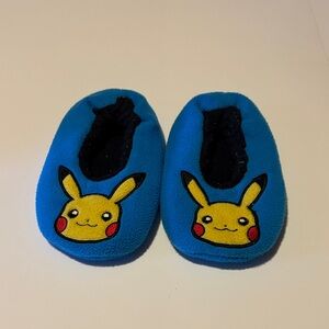 Blue Pikachu Slippers